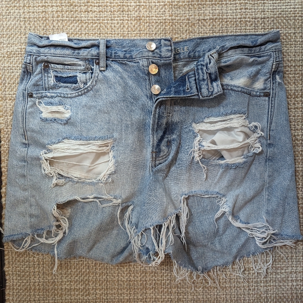 American Eagle women's jean Denim Summer shorts, size 12